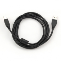 Gembird Gembird USB 2.0 A - USB B kábel ferritmag szűrővel 1.8m - Fekete