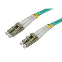 Intellinet Intellinet 302747 optikai patch kábel 50/125 LC duplex 2m - Zöld/Szürke