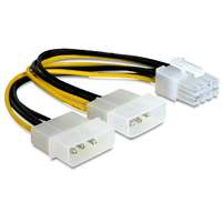 Delock Delock Cable PCI Express power supply 8pin > 2x 5.25"