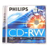 Philips Philips CD-RW Újraírható CD lemez BOX