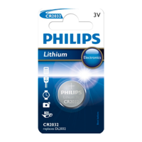 Philips Philips CR2032 3V Gombelem Lítium 1db/cs blisteres