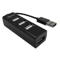 SBOX Sbox H-204 USB 2.0 HUB (4port) Fekete