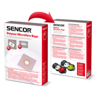 Sencor Sencor SVC 45/52 Polimer Mikroszálas Porzsák (5 db / csomag)