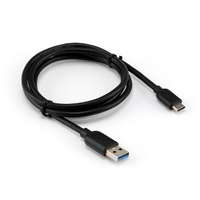 SBOX Sbox CP01-20-001 USB-A Type-C 3.0 összekötő kábel 1m - Fekete