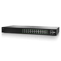 Cisco Cisco SF112-24-EU 10/100 Switch + 2 Gigabites Uplink - Fekete