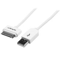 StarTech Startech USB2ADC1M Apple Dock - USB adat/töltőkábel 1m - Fehér