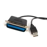 StarTech Startech ICUSB1284 USB - Párhuzamos port átalakító kábel 1.8m - Fekete