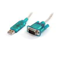 StarTech Startech ICUSB232SM3 USB A - RS232 DB9 Serial összekötő kábel 0.9m - Kék/fehér