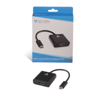 V7 V7 USB-C - HDMI Adapter - Fekete