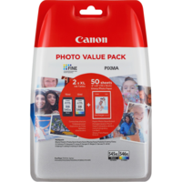 Canon Canon PG-545XL + CL-546XL Photo Value Pack Eredeti Tintapatron Fekete + Tri-color + Fotópapír
