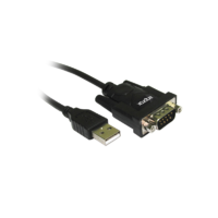 Approx Approx USB -> Soros port Adapter (USB 2.0 - RS232) 0.75m - Fekete