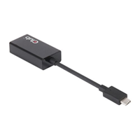 Club3D Club3D CAC-1502 USB 3.1 C apa - D-SUB anya Aktív adapter - Fekete