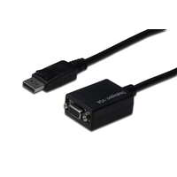 Assmann Assmann DisplayPort v1.2 - VGA Adapter Fekete