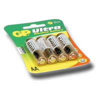 GP GP 15AU (LR6) 1.5V Ultra alkáli AA Ceruzaelem (4 / blister)