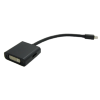 Value Value Mini DisplayPort apa - DisplayPort + DVI + HDMI v1.1 anya adapter - Fekete