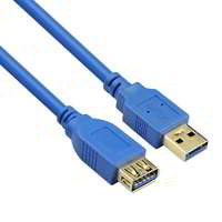VCOM VCOM CU-302 USB 3.0 hosszabbító kábel 1.8m - Kék