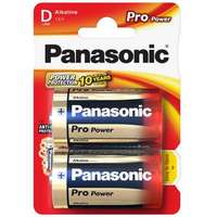 Panasonic Panasonic LR20/D Pro Power Alkáli Újratölthető Góliátelem (2 db/csomag)