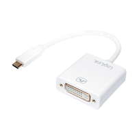 Logilink LogiLink USB-C 3.1 apa - DVI anya adapter - Fehér