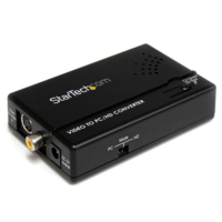 StarTech Startech VGA - S-Video + RCA (anya - anya) adapter - Fekete