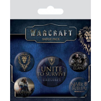 Pyramid World of Warcraft - The Alliance kitűzőcsomag (5 db)