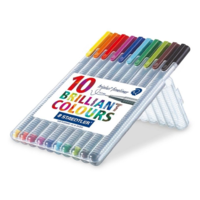 Staedtler Staedtler Triplus Box 0.3 mm Tűfilc készlet -10 szín