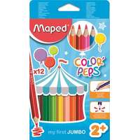 Maped Maped Jumbo háromszögletű vastag Színes ceruza készlet 12db-os