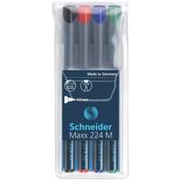 Schneider Schneider Maxx 224 M 1mm Alkoholos marker készlet 4db - Vegyes
