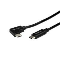 StarTech Startech USB2CC1MR UDB-C (apa - apa) 90° kábel 1m - Fekete