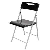 Alba Alba Smile Összecsukható szék fém és műanyag - fekete