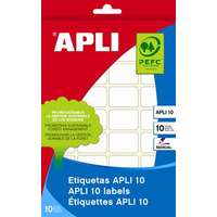 Apli Apli 20x50 mm kerekített sarkú etikett Fehér 150 etikett/csomag