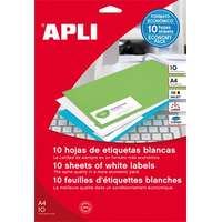 Apli Apli 48.5x25.4 mm Univerzális Etikett (440 etikett/csomag) Fehér