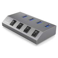 RaidSonic RaidSonic ICY BOX USB 3.0 HUB (4 port) Ezüst
