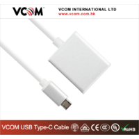 VCOM VCOM USB C apa - VGA anya Adapter Fehér