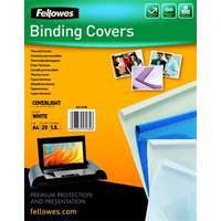 Fellowes Fellowes Coverlight A4 1.5mm hőkötő borító 1-10 laphoz - Fehér (20 db / csomag)