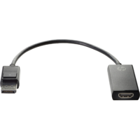 HP HP HDMI anya - DisplayPort apa True 4K Adapter kábel - Fekete