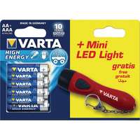 Varta Varta 92400121812 AA Ceruzaelem (8db/csomag) ajándék LED lámpával