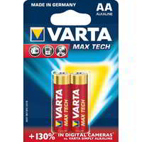 Varta Varta MAX TECH Alkaline Cell AA Ceruzaelem (2db/csomag)