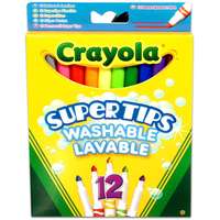 Crayola Crayola 7509 Lemosható vastag filctoll - Vegyes színek (12db)