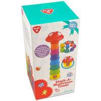 Playgo Toys Playgo Toys 2392-1 Gombás toronyépítő bébijáték