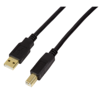 Logilink Logilink UA0265 USB 2.0 A apa - B apa Active átjátszó kábel 15 m - Fekete