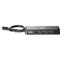 HP HP Z9G82AA 3 az 1-ben USB HUB (3 + 2 port) Fekete