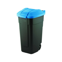 Curver Curver 110 literes görgős műanyag szemetes - Kék/fekete
