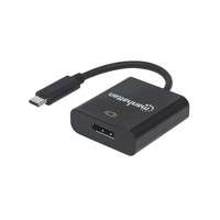 Manhattan Manhattan 152020 USB-C 3.1 apa - DisplayPort anya Adapter - Fekete