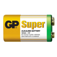GP GP 1604A (6LR61) Super Alkáli 9V elem (1 db / fólia)