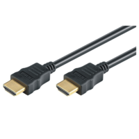 M-CAB M-CAB 7200232 HDMI-A apa - HDMI-A apa Nagy sebességű kábel 1m Fekete