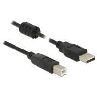 Delock DeLOCK 84899 USB 2.0 A-B kábel 5.0m - Fekete