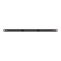 Nikomax Nikomax NMC-RP24UD2-HU-BK 19" Patch panel - 24 port