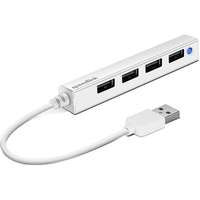 Speedlink Speedlink Snappy Slim USB 2.0 HUB (4 port) Fehér