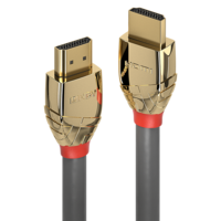 Lindy Lindy 37862 Gold line HDMI Nagy sebességű kábel 2m Fekete