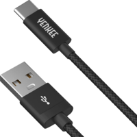 Yenkee Yenkee YCU 302 BK USB-A - USB-C (apa - apa) kábel 2m - Fekete